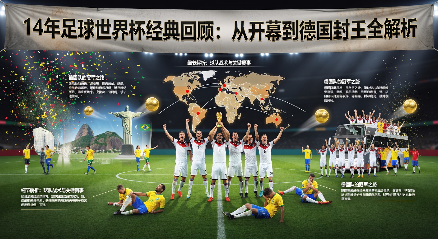 14年足球世界杯：德国封王+巴西惨败经典时刻详解